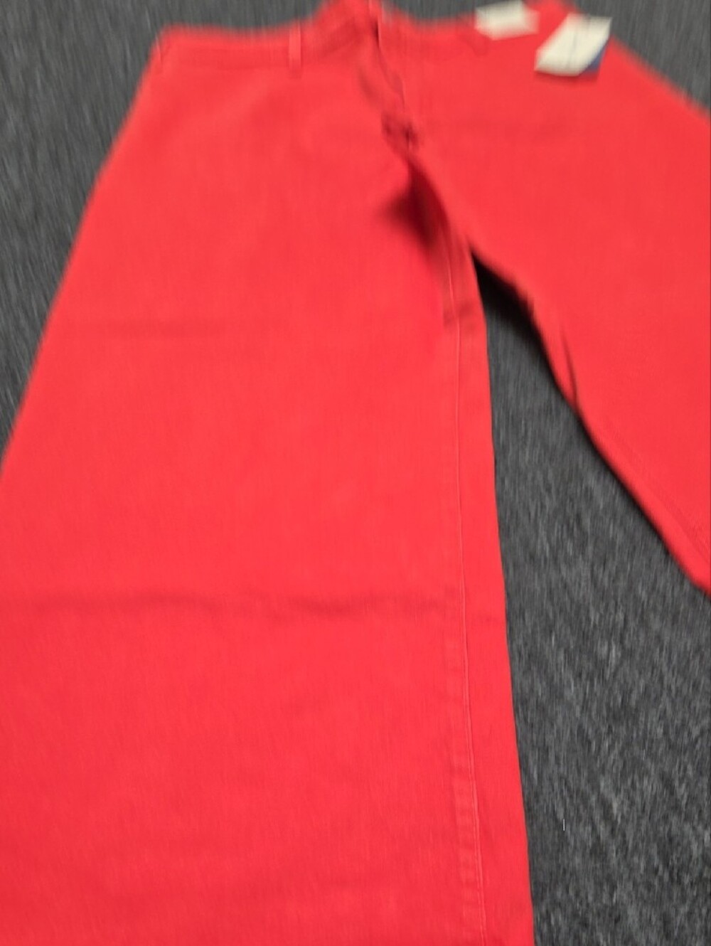 (#2C) Universal Thread Wide Leg Flare Jeans in Bright Red - Picture 5 of 7